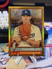 2025 Topps Heritage High Number - Evan Phillips #513 Chrome Gold /50