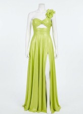 Jovani One-Shoulder Flower A-Line Gown Size 4