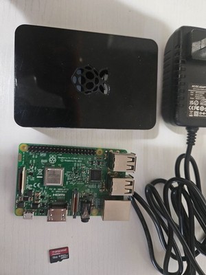 Raspberry Pi 3 Model B V1.2 16GB MicroSD + Case + Power Adapter   Ready to Use