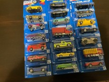 hot wheels blue card lot of 21 all in amazing came from local SALE.