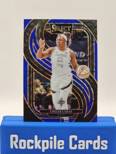 2025 Panini Select WNBA - Premier Level Chelsea Gray #128 Blue Scope Prizm /199