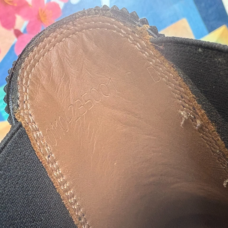 Botines Ralph Lauren Etiqueta Púrpura De Colección Hechos en Italia Se Ajusta a Hombre Talla US8  Foto 4 de 4