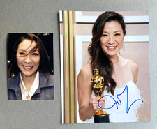 MICHELLE YEOH "Oscar" In-person signed Foto 20x25 Autogramm + Foto