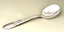Vintage Community Oneida 1953 WHITE ORCHID Silverplate 4 3/4" Baby Spoon