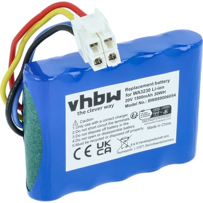 Akku für Worx WR101SI.1 WR104SI WR101SI WR103SI WR102SI.1 WR102SI 1,5Ah 20V