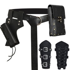 Renaissance Accessories Viking Renaissance Belt Medieval Vintage Waist Bag Le...