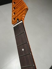 AAAA Stainless steel 22fret Rosewood Roasted flame Maple Electric guitar neck