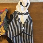 Disney  Nightmare Before Christmas Jack And Sally Dog Costumes Clothes Small — photo 2