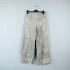 SARAH PACINI Womens Vintage Linen Stretch Wide Leg Pants Size 0