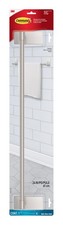 Satin Nickel Towel Bar 24 Inch Bathroom Organizer Hanging Rack Holds 10 lbs
