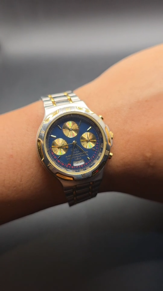 vintage Seiko Alba Carib N944-6A40 chronograph | eBay