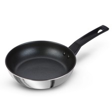 Image of Prestige Fry Pan in Stainless Steel with Ergonomic Handle, Non Stick - 31 cm