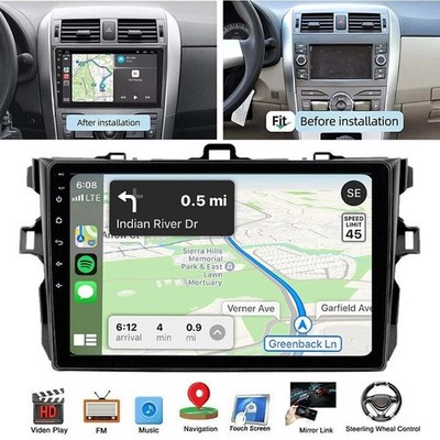 Android 15.0 Car DVD Player Radio GPS Navigation Wifi For Toyota Corolla 2006-13