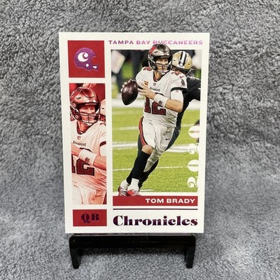 2020 NFL Chronicles Tom Brady Purple Parallel Base #90 Bucs  Nice 