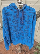 Vintage Rare Gorilla Wear AOP Hoodie. Size 2XL