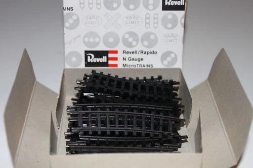 N Scale Arnold Rapido / Revell Lot of 20 Pieces 9" Rad Curved 15 Deg Track