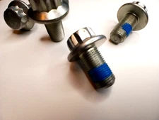 M14-1.25 x 25mm 12-Point Flange Bolt w/Blue Threadlocker - Grade 10.9 Screw