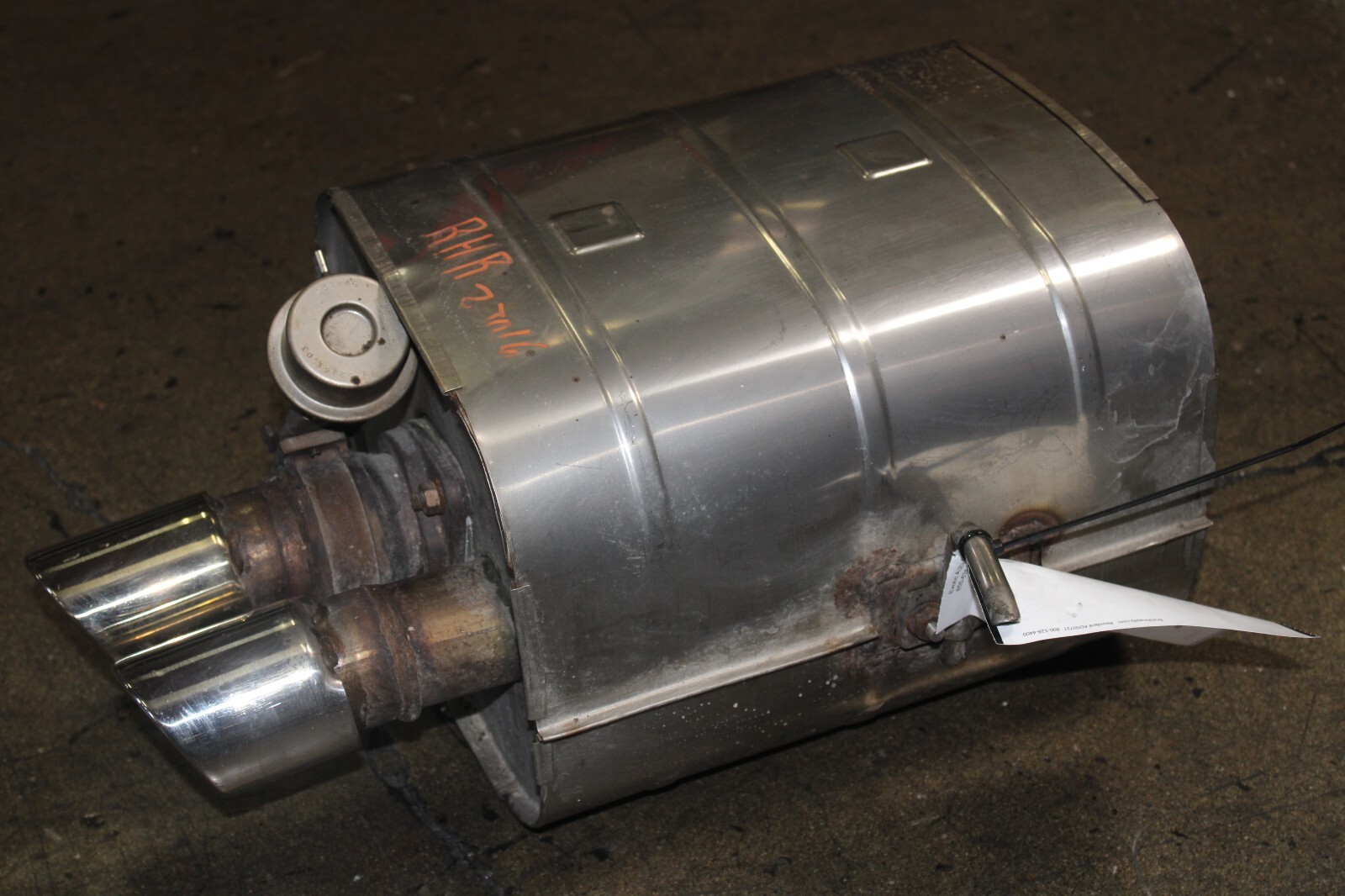 Ferrari 575, RH, Right, Rear Muffler, Used, P/N 212805