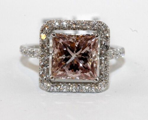 Pt900 natural pink diamond ring D0.307ct LPP/LOP/FLP VS1/SI1/SI2  
