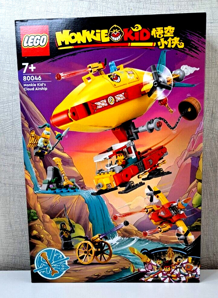 Lego Monkie Kid 80046 Monkie Kid's Cloud Ship - New & Sealed