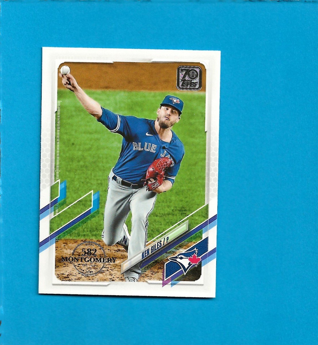 MONTGOMERRY‘S POEMS‘S 2021 Topps 582 Montgomery Club Foil Stamp #422 Ken Giles