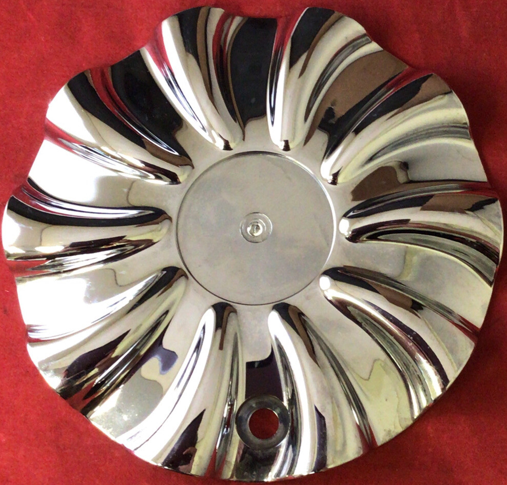 ONE USED Custom Wheels Chrome Center Cap CAP-171770 9697-image