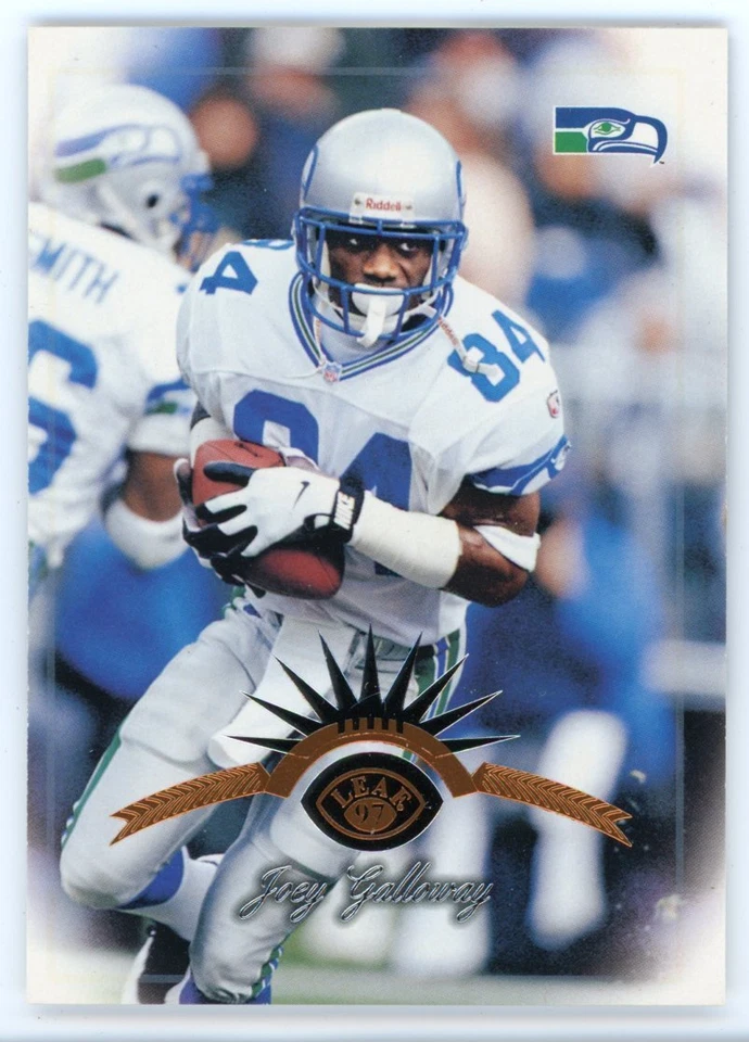football 1997 Leaf Joey Galloway Card #130 Football - Image 3 of 4