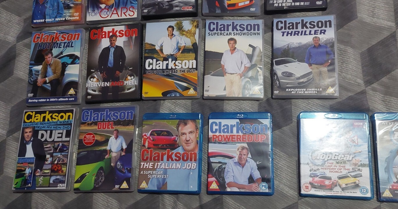 Jeremy CLARKSON DVD's Complete Set Top Gear Blu Ray eBay