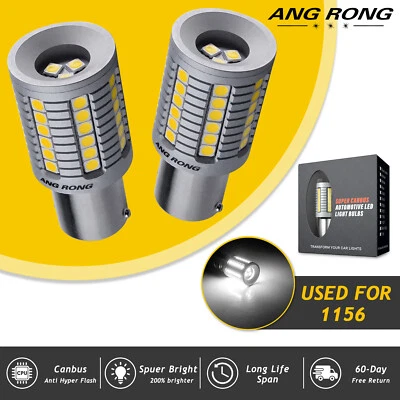 2x P21W BA15s 30W LED Ampoule Anti erreur pour Peugeot 207 Feux de Recul arrière - Photo 1/4