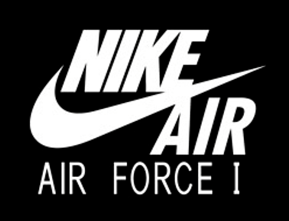 nike air force 1 logo png