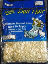 Maxi Doll Hair 4.0 oz Blond M8503 covers 5.7 Feet by Maxwell 