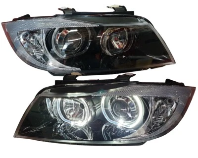 FARO BMW E90 E91 LCI 08-12 H7 NEGRO LUZ DE MARCHA DIURNA ÓPTICA JUEGO DE