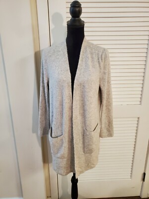 Madewell Gray Kent Cardigan Sweater In Coziest Alpaca Yarn Sz S