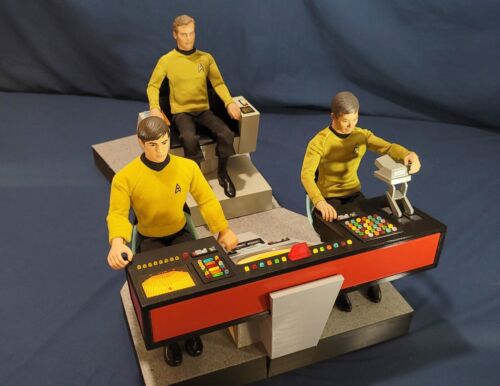 TOS 1:6 Scale Navigation Helm for QMx, Playmates / 12" Figure Playset - Picture 1 of 8