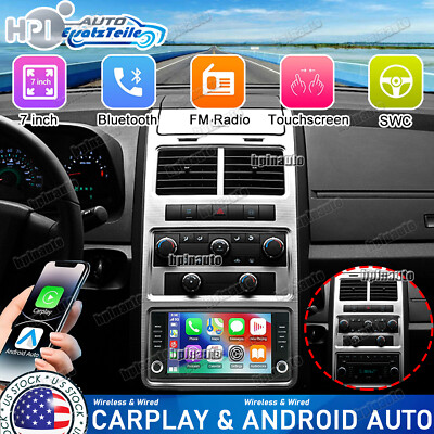 Android 13 For Dodge Journey 2009 2010 7'' Carplay Car Stereo Radio GPS SWC WIFI