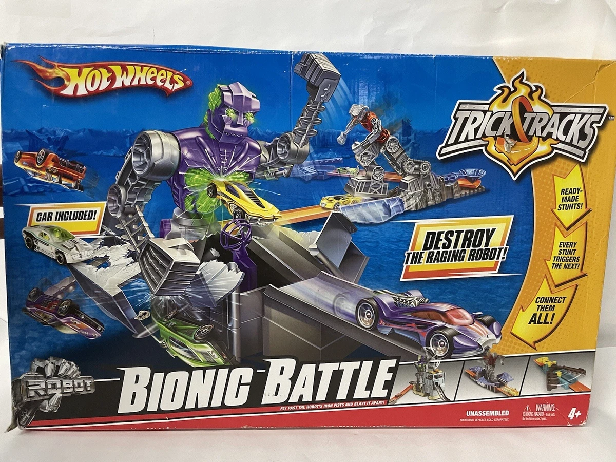 Hot wheels trick tracks robot hotsell