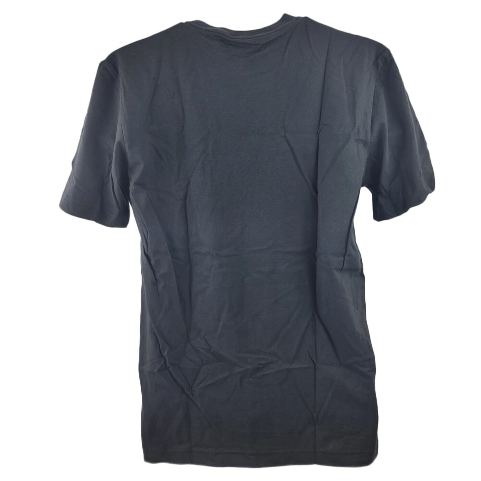 Camiseta Adidas Original Marca Logo Adultos Hombres Negra Roja Cuello Redondo Camiseta Foto 3 de 3