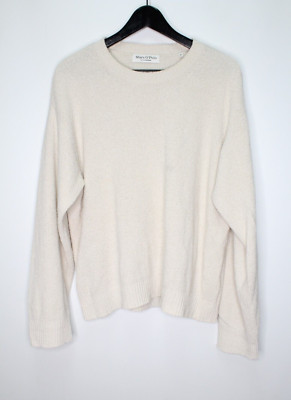 Marc O´Polo Strick Pullover Gr. M Damen Sweatshirt Beige Langarm Baumwolle #DT-6