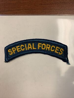 Special Forces SF Tab Badge SOF ultica Green Boinas Ejército de EE