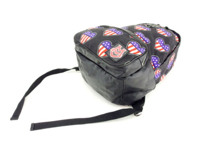 LOVE MOSCHINO Rucksk Heart Cambus ?~ Skin Authentic USED  display picture 2