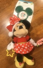 Disney Baby Minnie Mouse with Santa Hat - On-The-Go Activity 14" Plush Toy