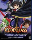 Anime Code Geass Complete Series (1-50 End) +Akito Exiled +4 Movies English Dub