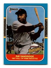 Ray Dandridge 1987 Donruss Highlights #18 Minneapolis Millers NM-MINT