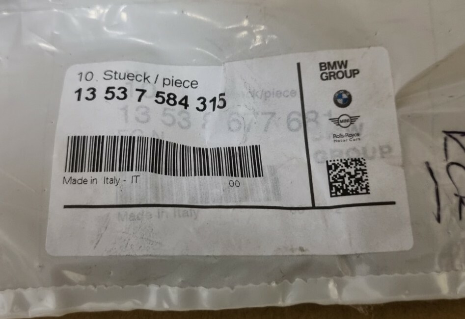 Genuine Bmw petrol Fuel Injector Teflon Seal N55 N43 N54 N53 N63