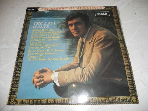 Engelbert Humperdinck "The Last Waltz" 1967 LP Pop Decca SKLA4901 EX