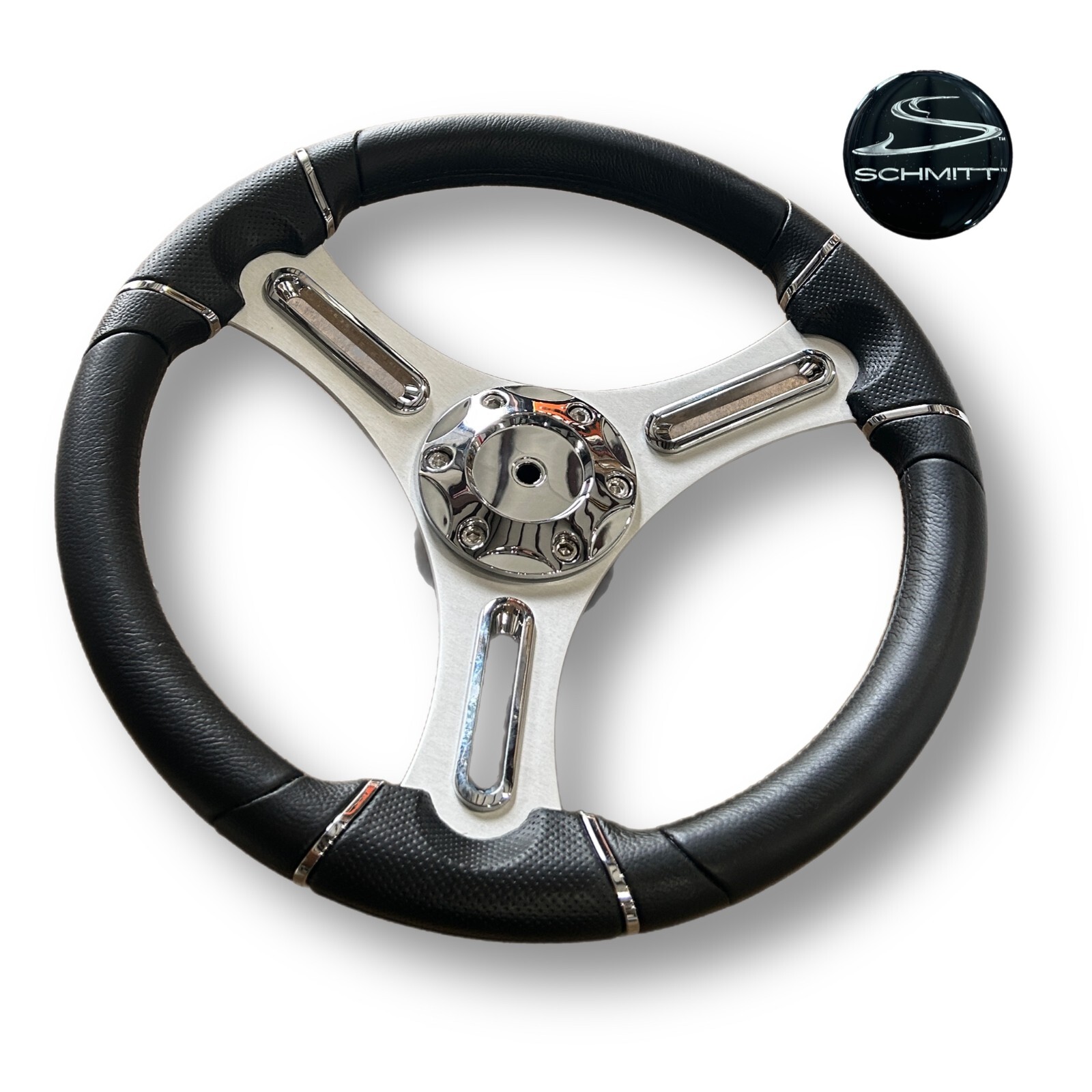 Schmitt Torcello 14" Poly Urethane Steering Wheel 3/4" Tapered Shaft