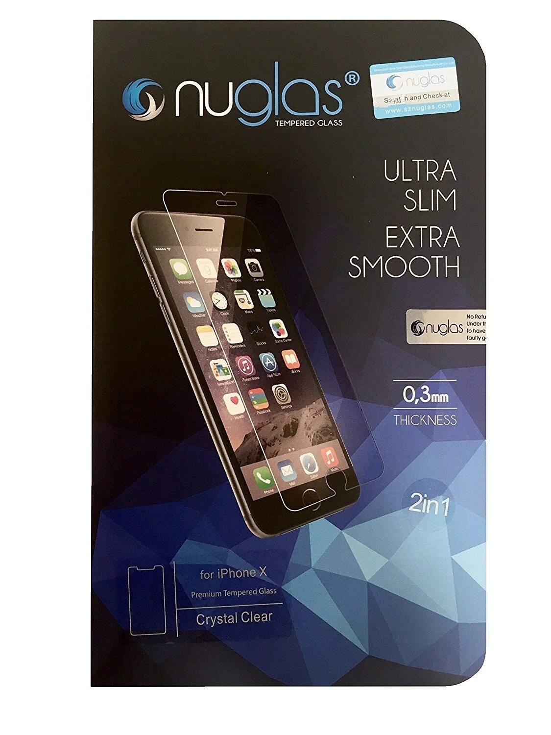 Nuglas Reusable Screen Protectors for Apple