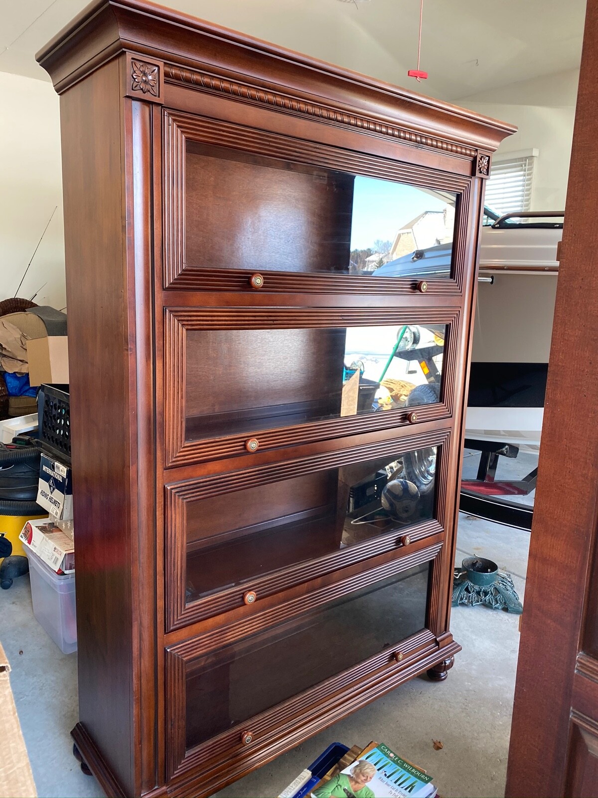 Ethan Allen British Classics Marshall Barrister Bookcase Cinnabar Beauty For Sale Online Ebay