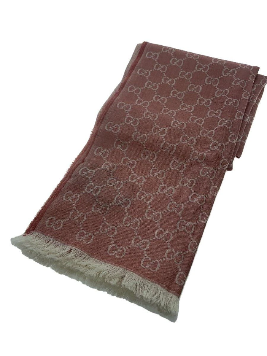 GUCCI Femme Motif GG Soie Mélangée Laine Rose Total 282390 3G704 6978 Occasion