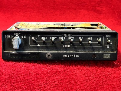 KING KMA 20 MARKER BEACON RECEIVER AND ISOLATION AMPLIFIER P/N 066-1024-03